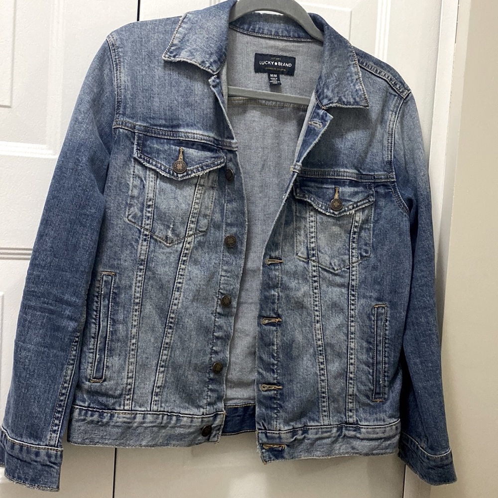 Vintage Lucky Brand Jeans Denim Jacket Size M The Tomboy Trucker